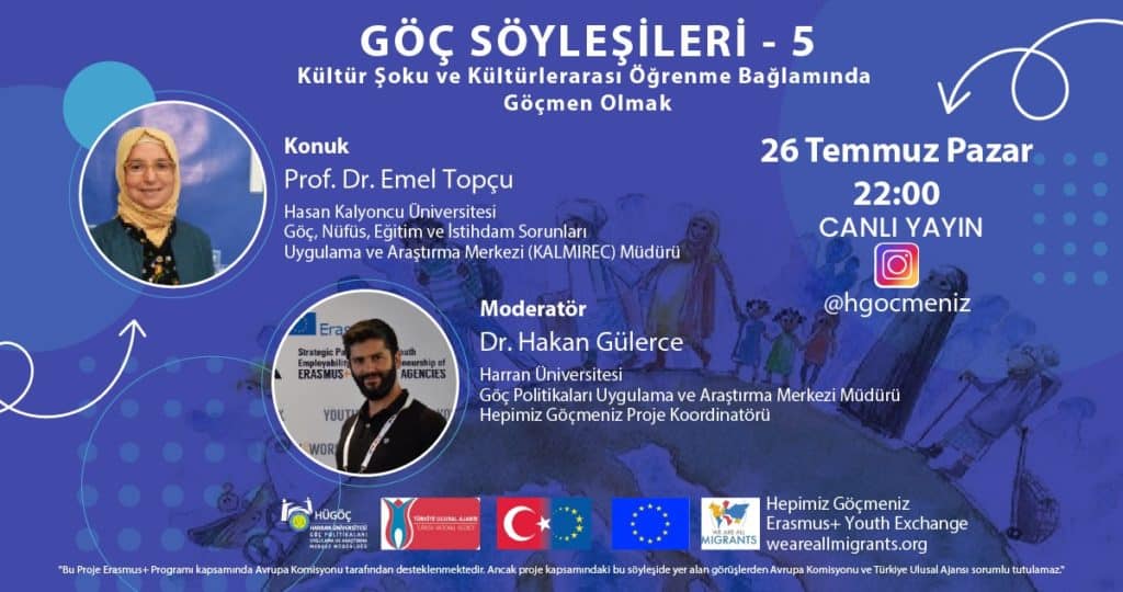 "Kültür Şoku ve Kültürlerarası Öğrenme Bağlamında Göçmen Olmak" Instagram Söyleşisi